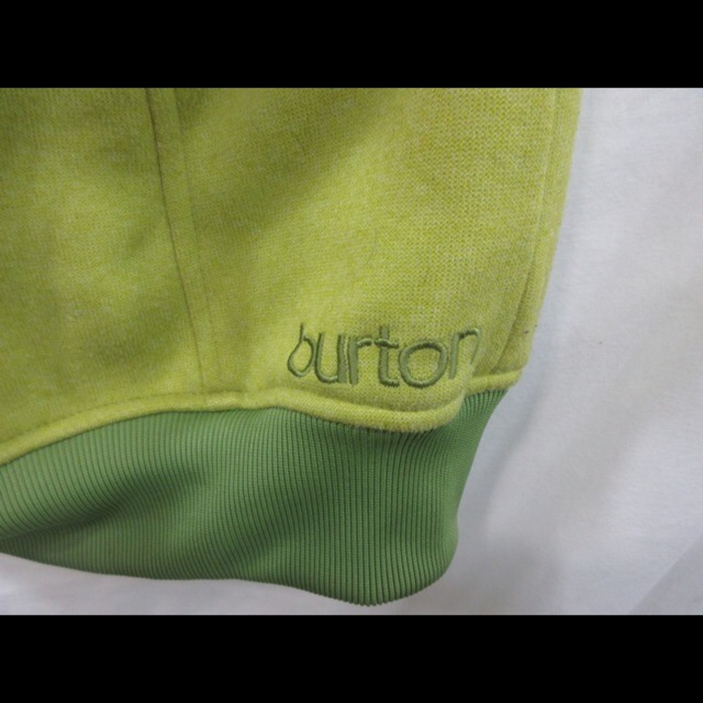 Burton Vintage Green Vest with hood - Picture 4 of 4